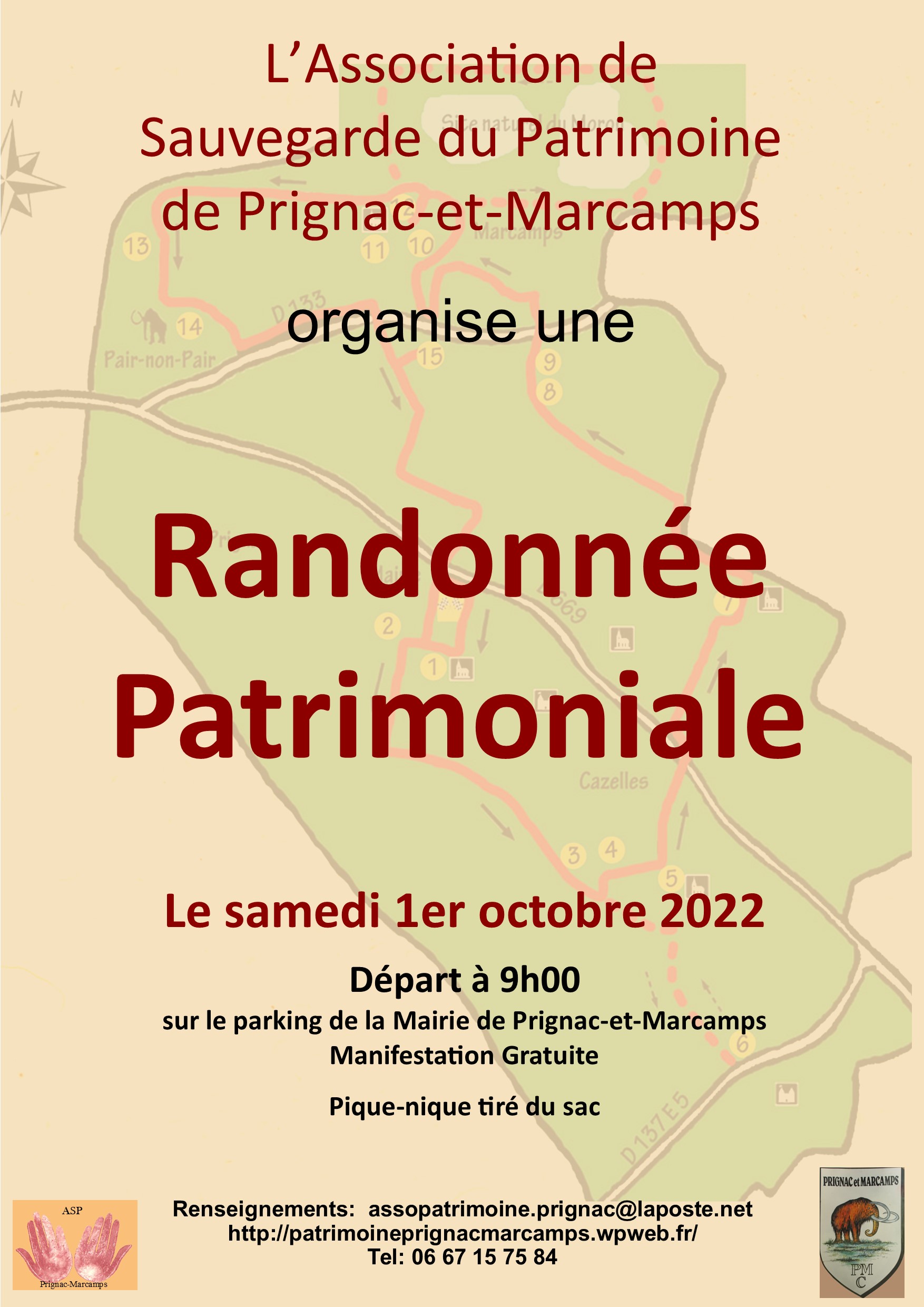 Randonnée patrimoniale 1er octobre 2022